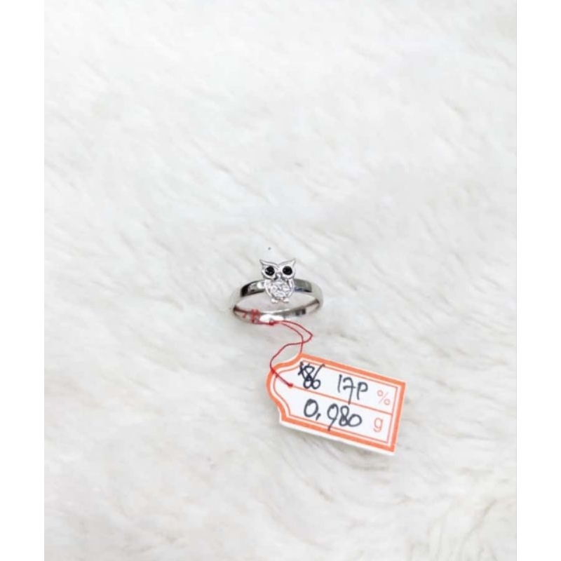 Cincin emas 75 owl mini