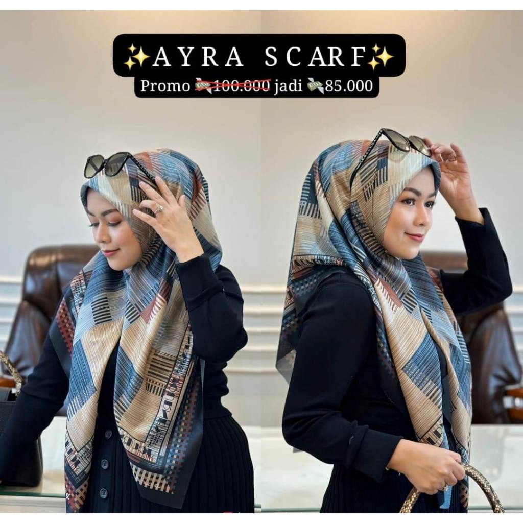 Journey Scarves AYRA Kerudung Reguler Motif Terbaru 2024
