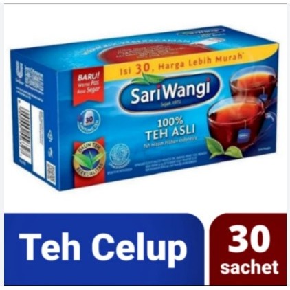 

Teh Celup SariWangi 100% Teh Asli - isi 30 pcs