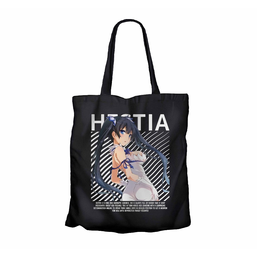 Tote bag infinite anime HESTIA - DANMACHI material canvas