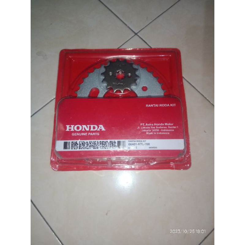 gear set gir rantai Supra x 125 Supra fit new original