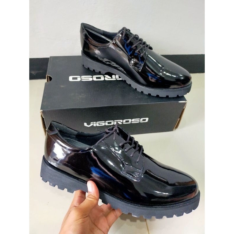 sepatu pdh original vigoroso asli jatah tni / sepatu pdh tni /  sepatu pdh