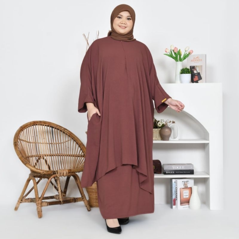 Gayatri Set Tunik Rok Jumbo