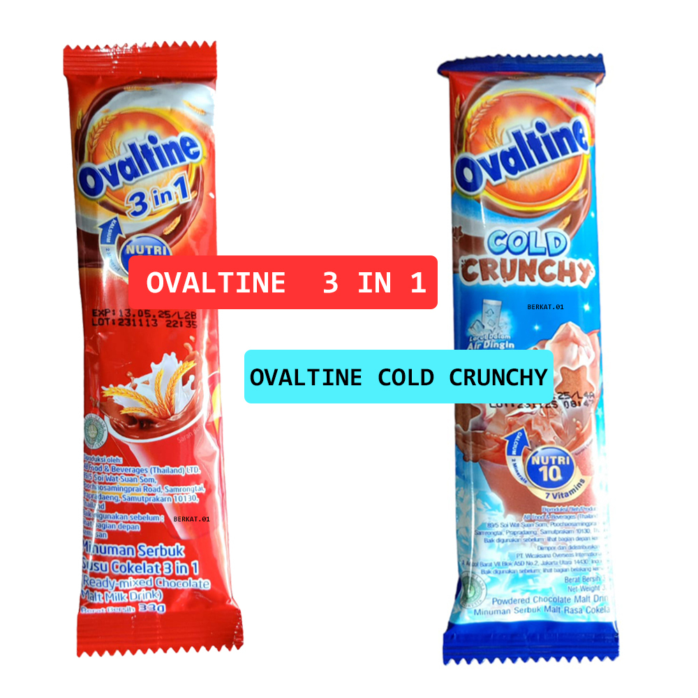 

OVALTINE STIK 3 IN 1 / COLD CRUNCHY SACHET (ECER)