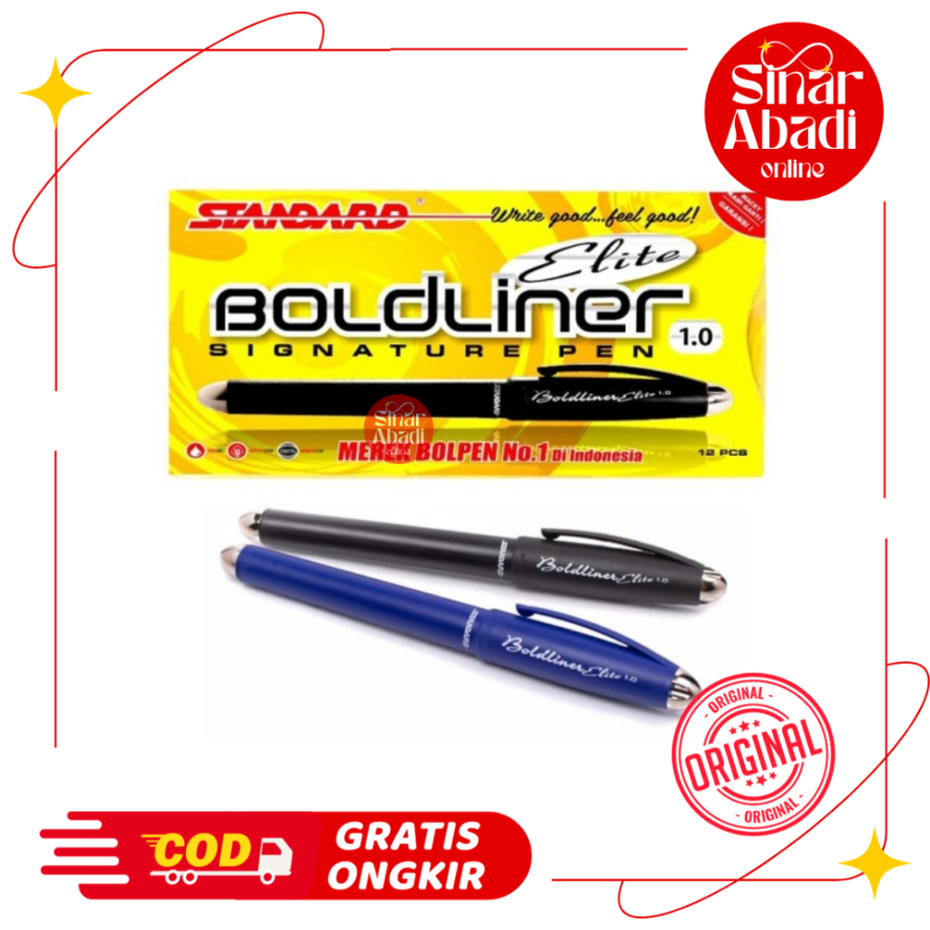 

BALLPOINT / GELPEN / PENA STANDARD BOLDLINER ELITE 1.0 MM