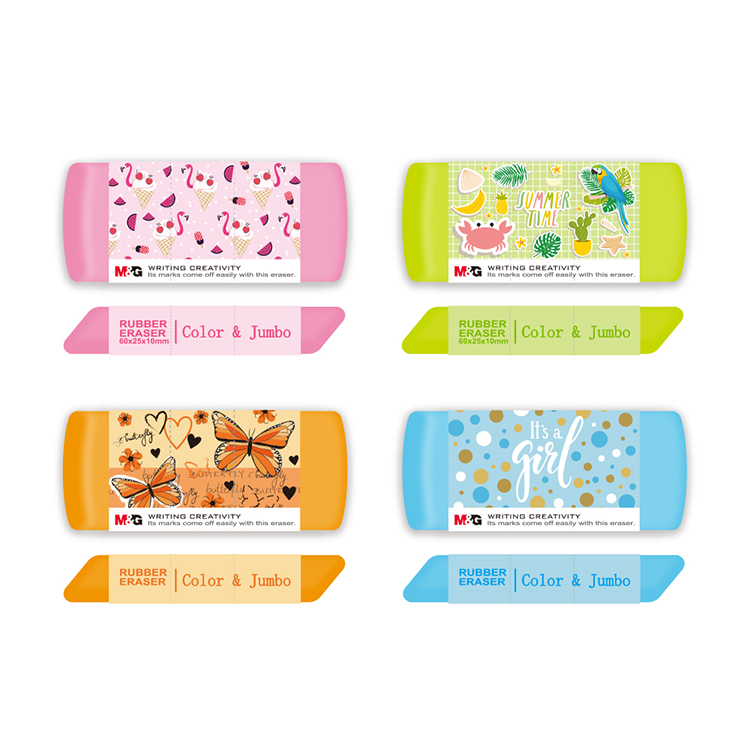 

Penghapus Pensil M&G AXP963G0 Girls Color Eraser Jumbo 12pcs