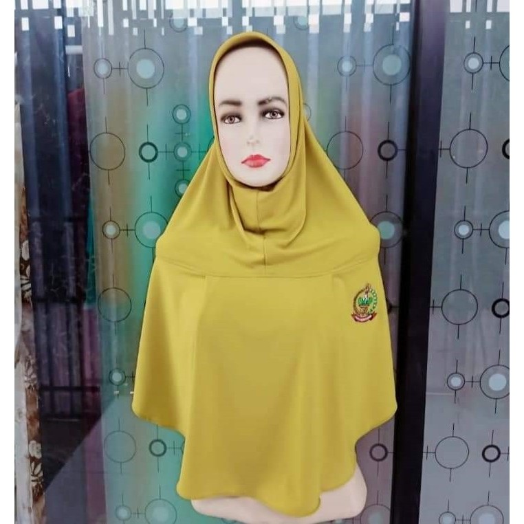 JILBAB/KERUDUNG PSO PERSIT TERBARU/KUNING LEMON UNCLEWEST