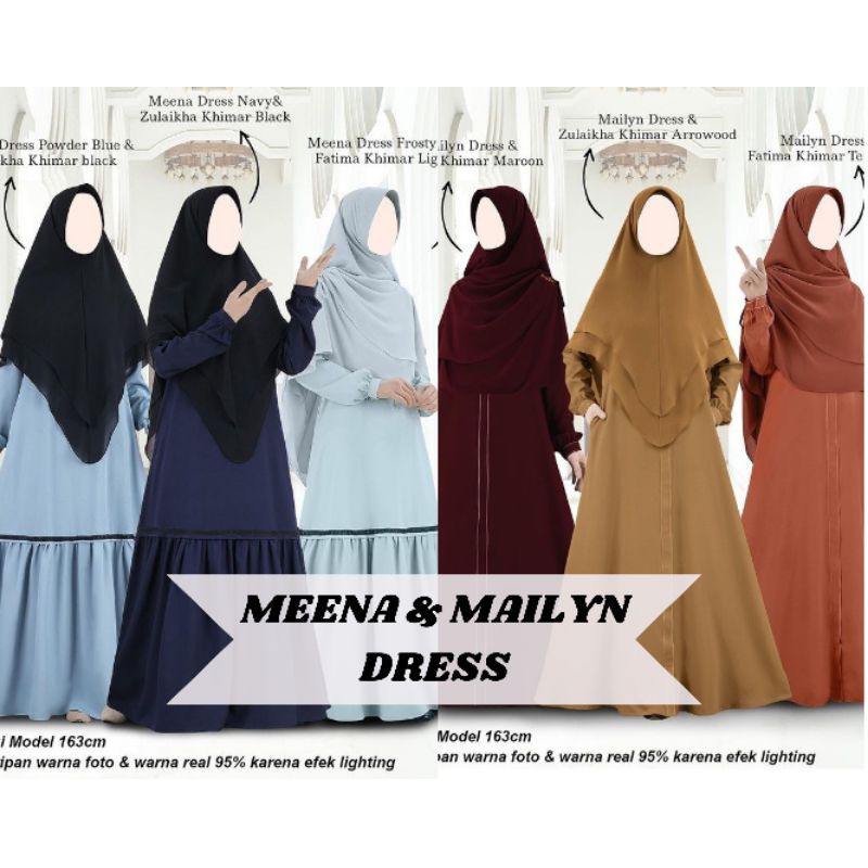 MEENA & MAILYN DRESS by Atelier Angelina New With Tag