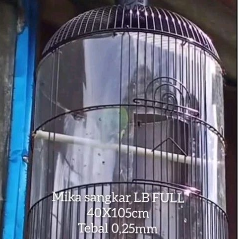 Mika sangkar lovebird full terapi jeruji kenari nakal kacer nemplok dll