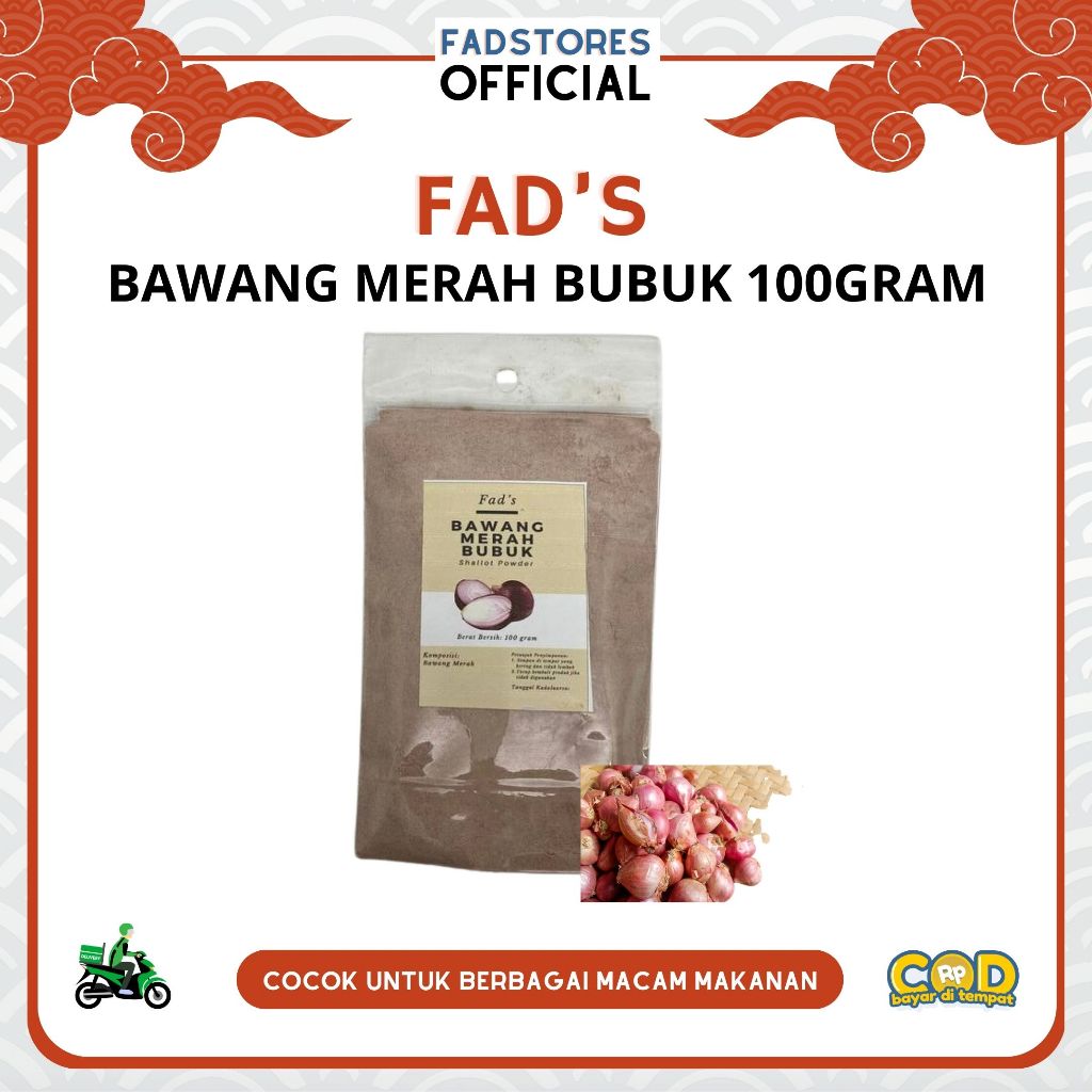 

Bawang Merah Bubuk 100 Gram - Shalot Powder 100 gram - Fad's Rempah Bubuk