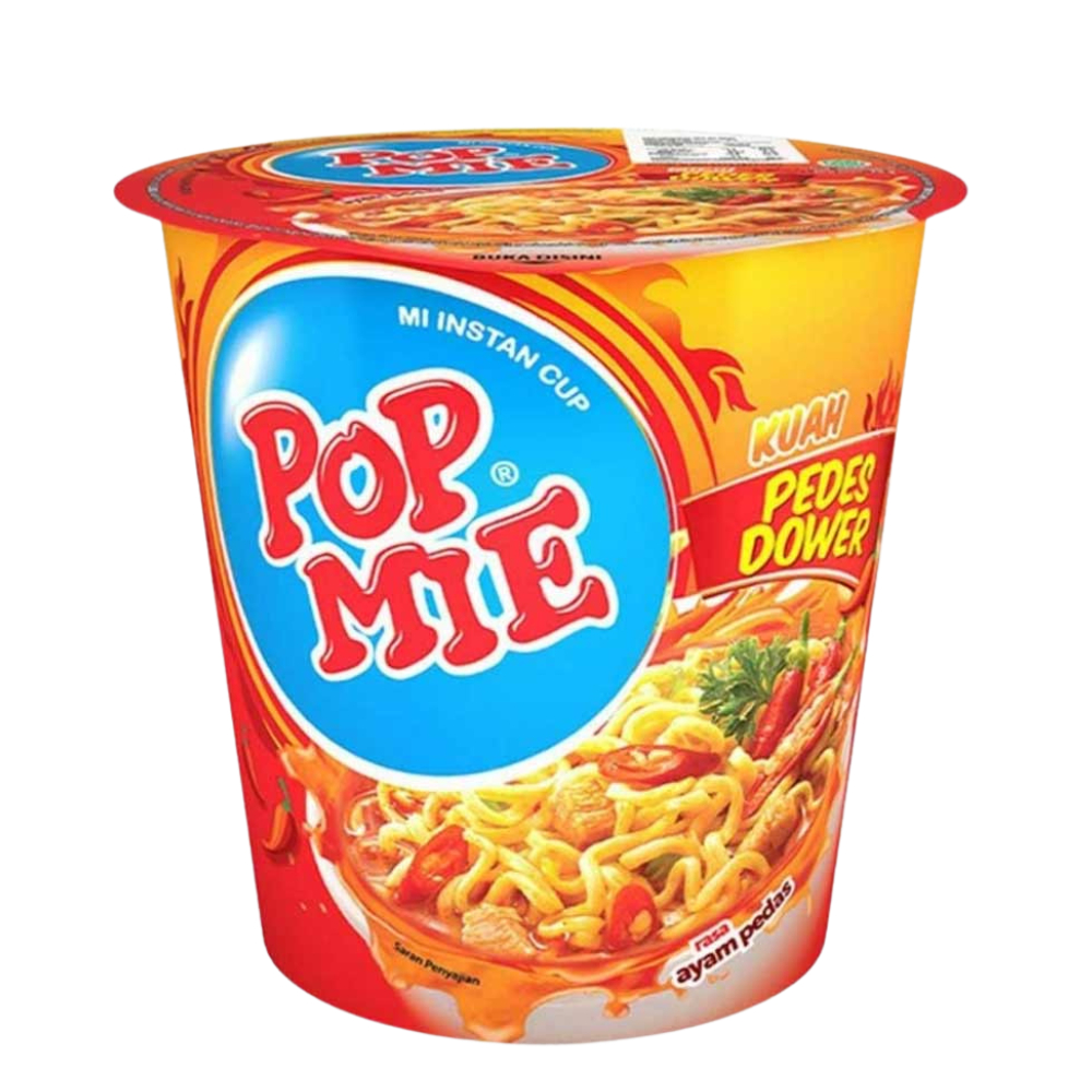 

Pop Mie Mi Instan Cup Pedas Dower Ayam 75G