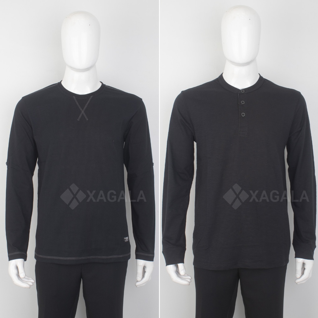 CARDINAL KAOS PRIA DEWASA LENGAN PANJANG HITAM