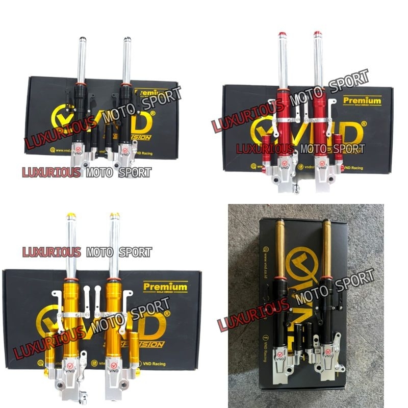 suspension vnd ak111 vario160 cbs shockbreaker depan as gold vario160 abs shock depan vnd ak111 new 