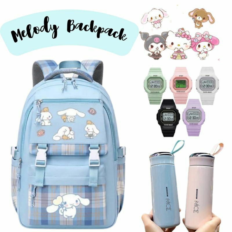 NIQABIS Tas Ransel Anak Perempuan Kibby Tas Sekolah Anak SD SMP SMA Tas Ngaji Les Kursus Kado Untuk 