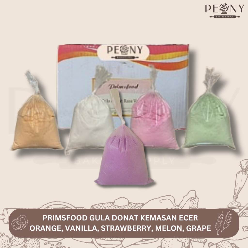 

PRIMSFOOD GULA DONAT DINGIN WARNA WARNI 500 GR, 250 GR