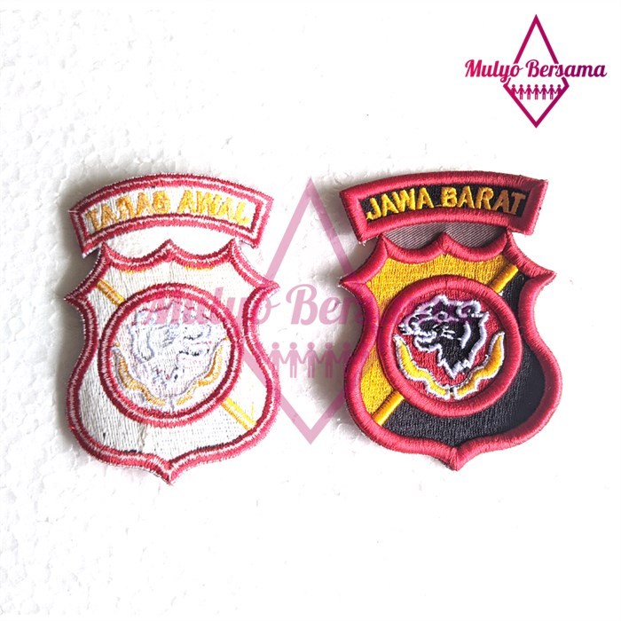 Badge Patch Logo Polda Jawa Barat – Bordir Polda Timbul Murah - Mulyo Besama