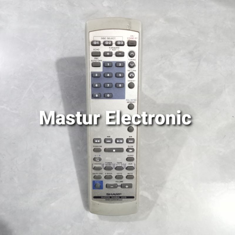 REMOTE REMOT DVD HOME THEATER SHARP RRMCGA003BGZZ ORIGINAL
