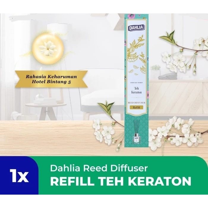 Dahlia Reed Diffuser Teh Keraton Refill