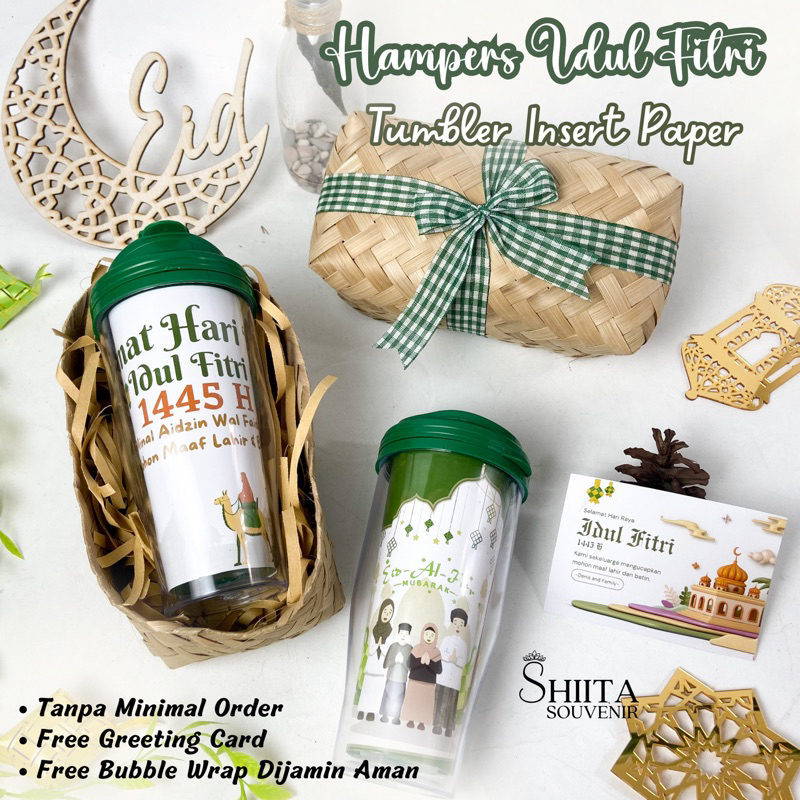 

Hampers Idul Fitri Tumbler Custom Nama Foto Hadiah Lebaran Premium Unik