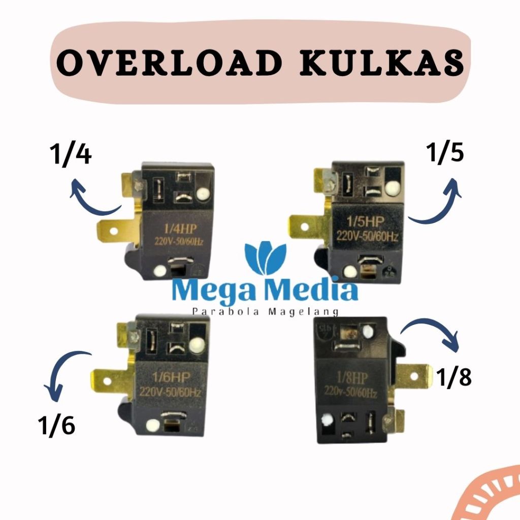 Overload Kulkas Gepeng Klixon