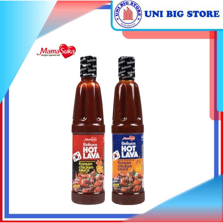 

Mama Suka Delisaos Hot Lava Korean Chicken Sauce Honey | Spicy 320 gr
