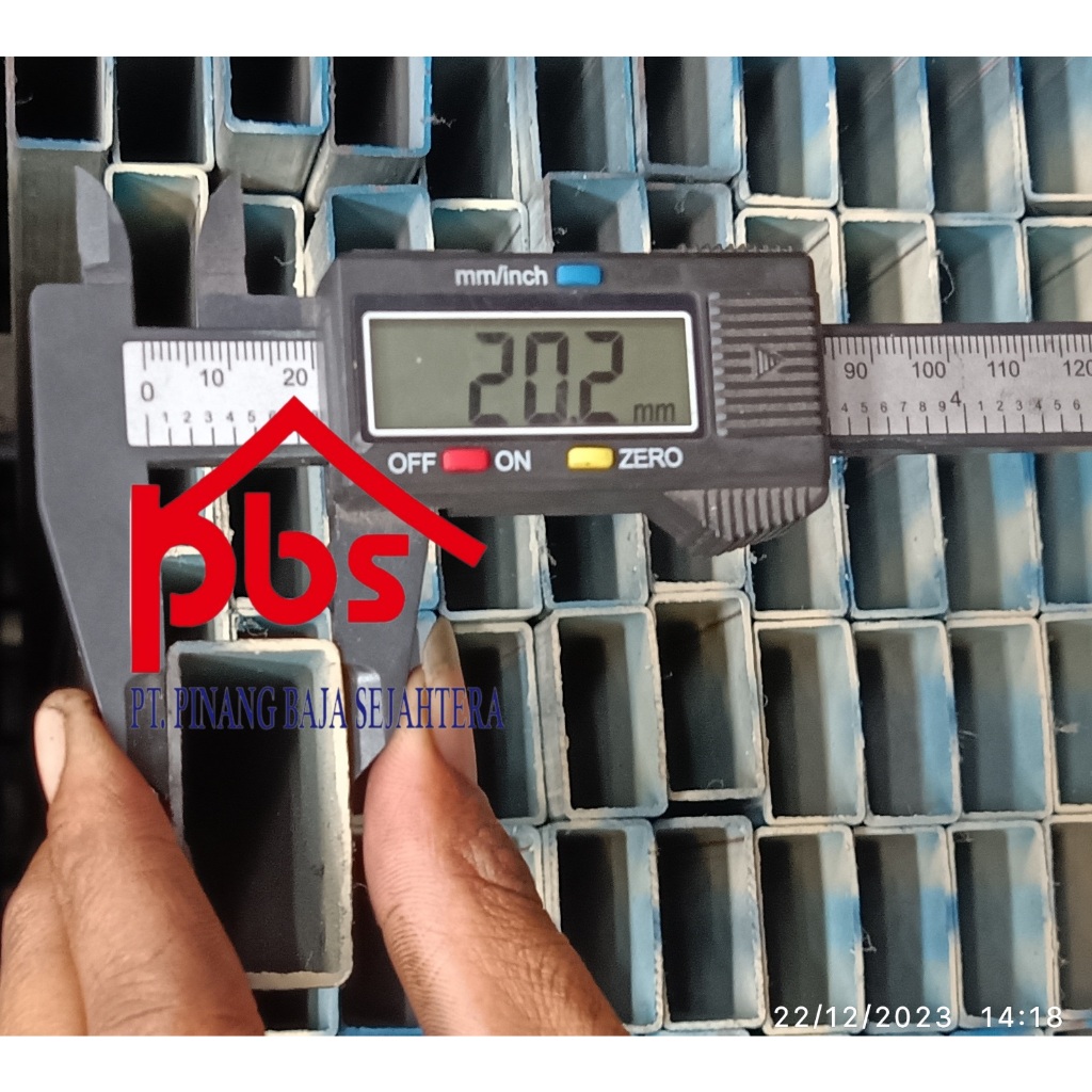 BESI HOLLOW GALVANIS 20 x 40 KF (1.0mm 1.2mm 1.4mm 1.7mm 2.0mm 2mm FULL) / HOLO KOTAK