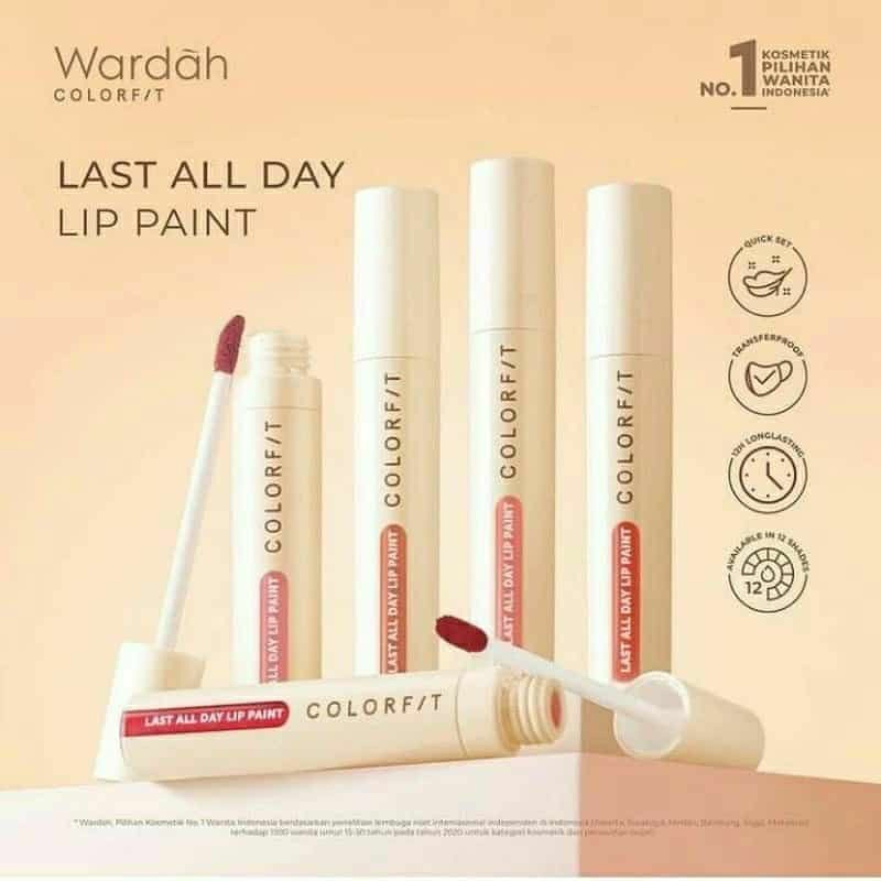 WARDAH LIPCREAM COLOURFIT/LIPCREAM WARDAH MURAH/LIPCREAM WARDAH WATERPROOF