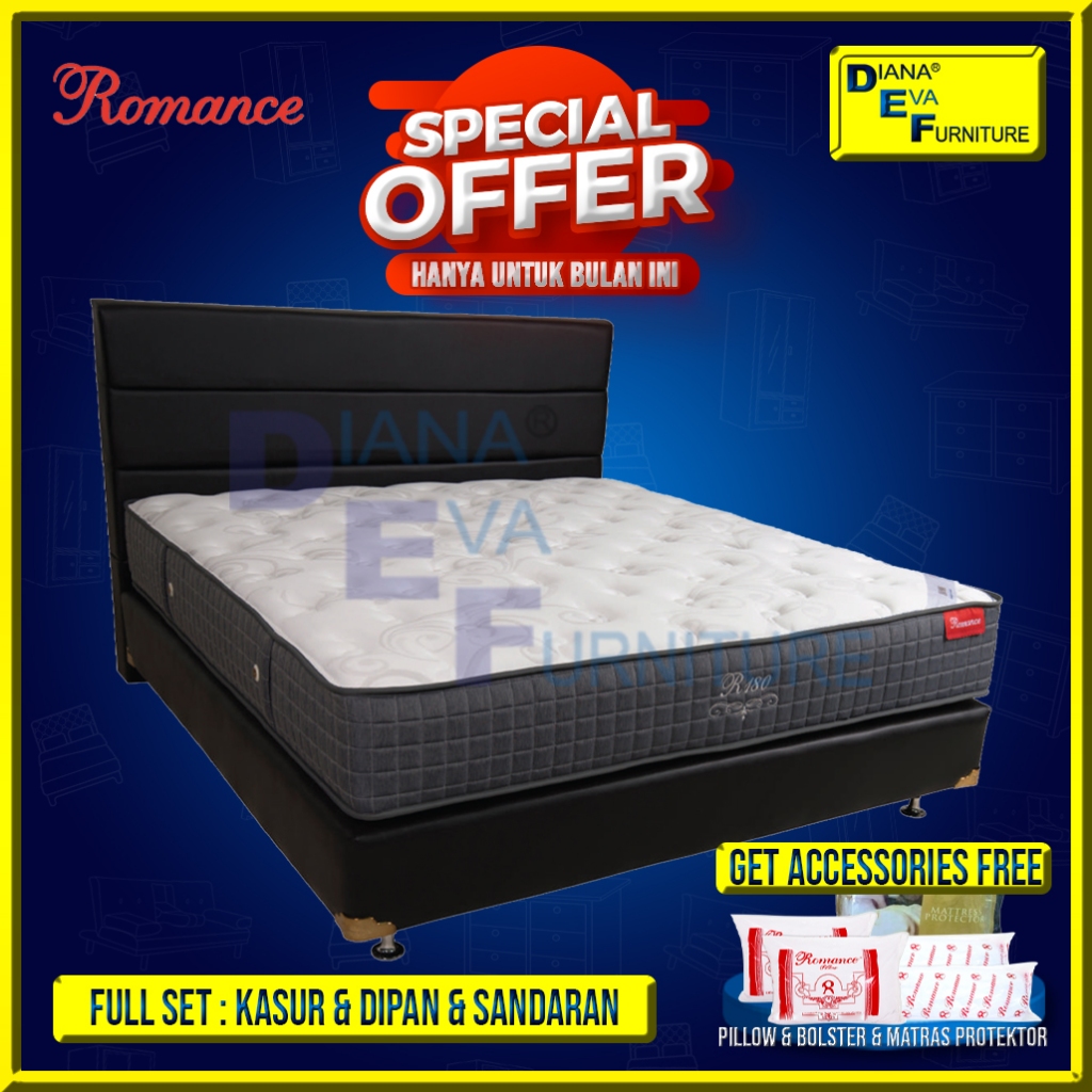 Romance New R180 Set Kasur Springbed