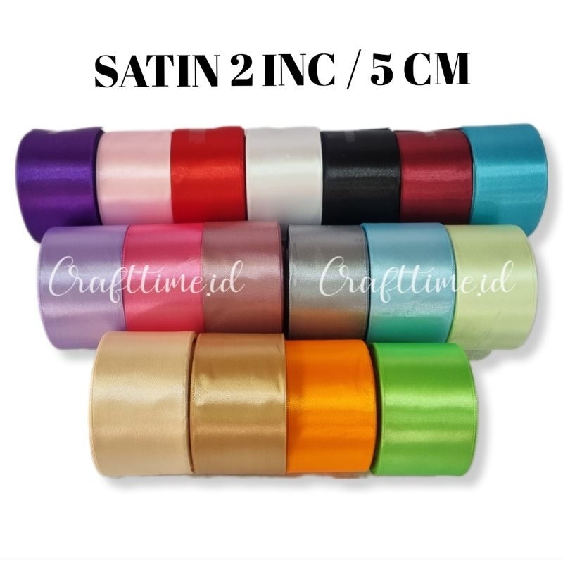 

[1 ROLL] PITA SATIN 2 INCH atau 5 cm