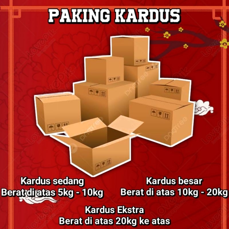 

Tambah Paking kardus / Buble wrab