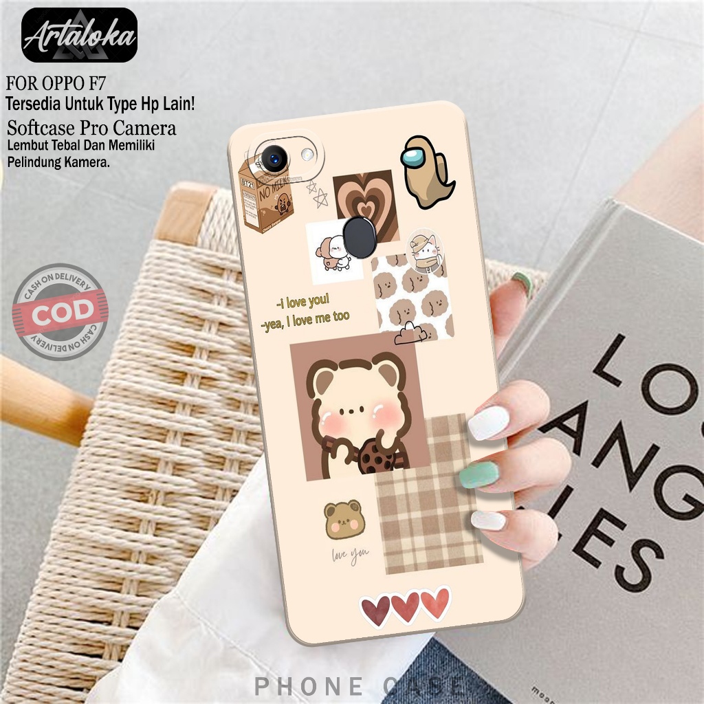 Case Hp Oppo F7 - Silikon Tpu Pro Camera - Softcase Oppo F7 - Casing Oppo F7 - Kesing Oppo F7 - Cove