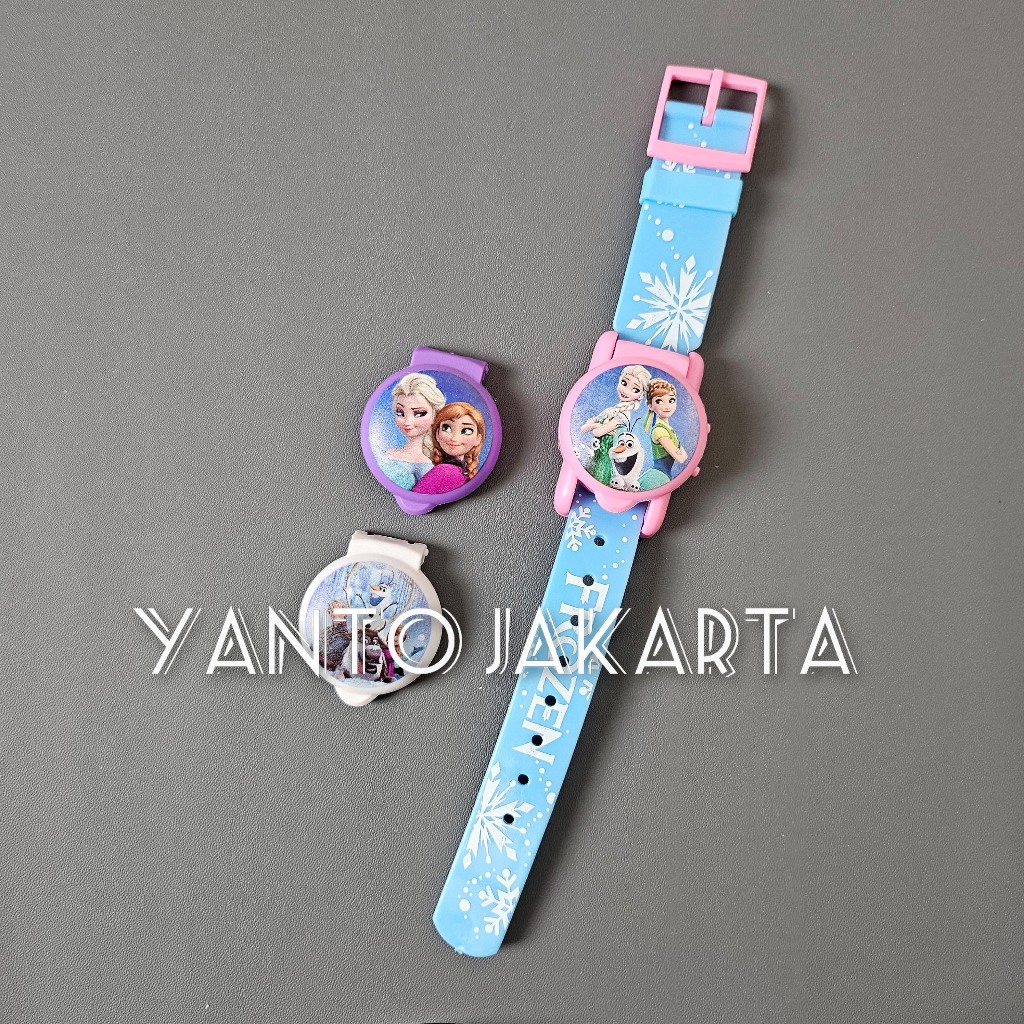 JAM TANGAN ANAK PEREMPUAN KARAKTER FROZEN