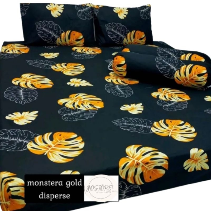 SPREI MOTIF JANDA BOLONG | SPREI MOTIF DAUN MONSTERA | SPREI AESTHETIC | SPREI MOTIF ESTETIK | SPREI