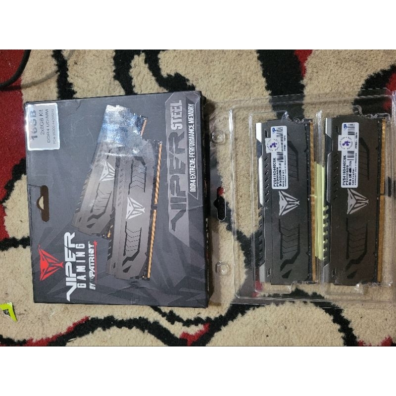 Patriot Viper Steel 16gb 4400mhz PVS416G440C9K Bdie DDR4 11BF1