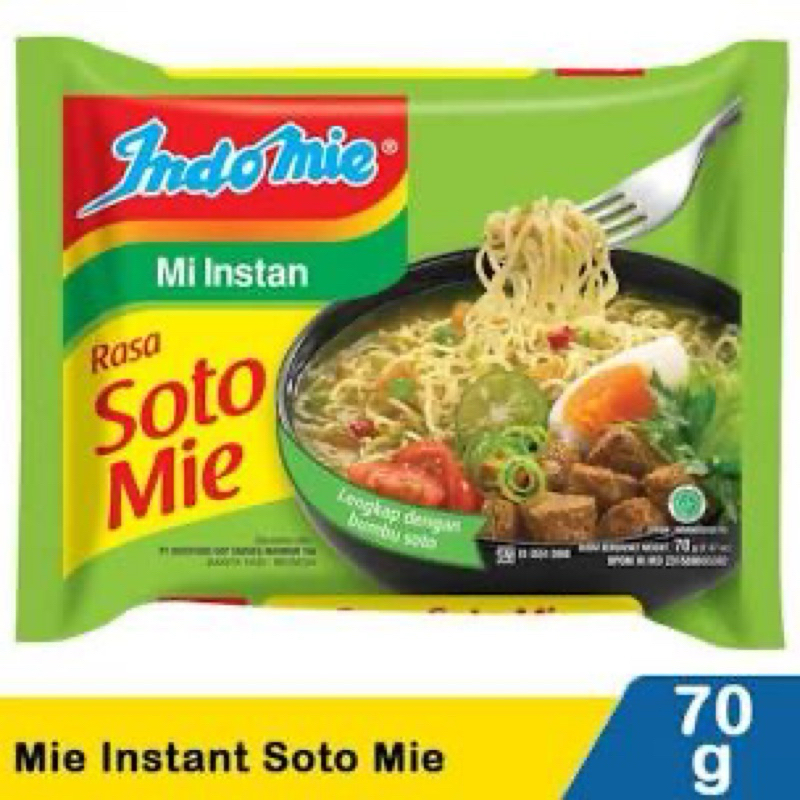 

Indomie instan soto mie soto Indomie 5 bungkus