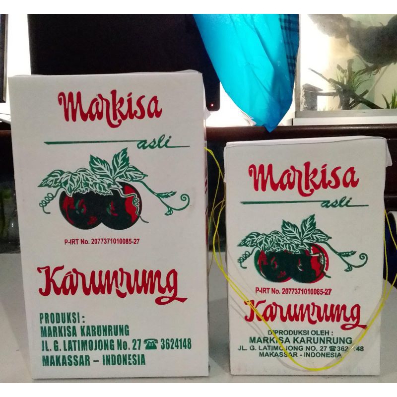 

markisa karunrung dos kecil isi 2botol@500ml asli khas makassar