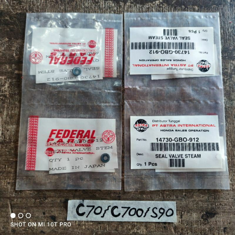 Seal Klep CS90 S90Z C70 C700 C800 Original Honda Astra