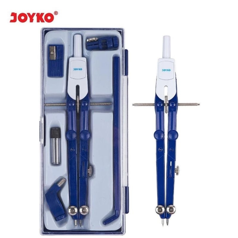 

Jangka Math Set JOYKO MS-414 Study Thumbscrew Compass Universal Holder