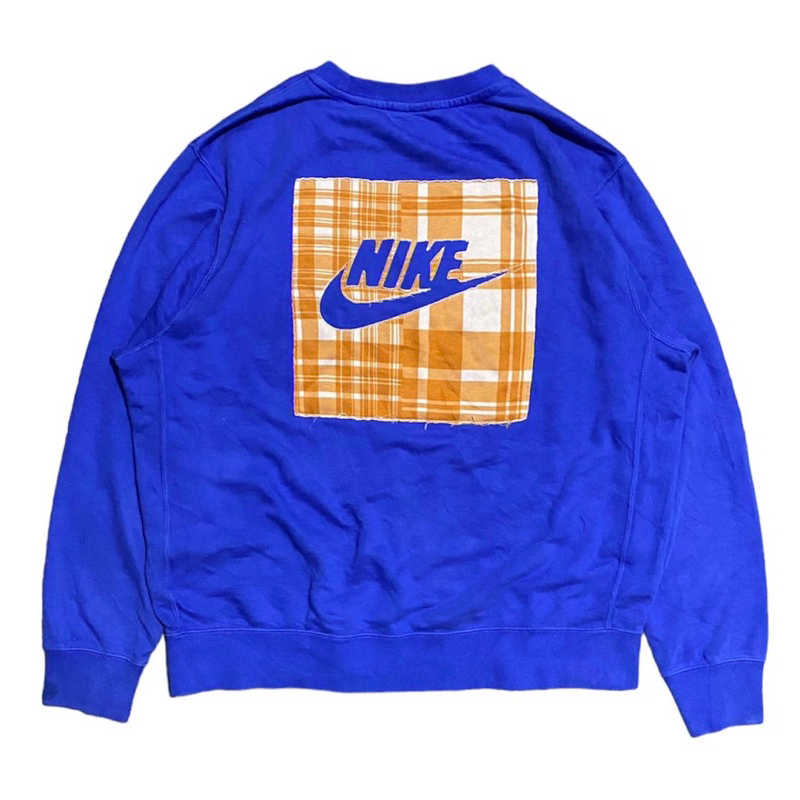 Crewneck cn sweatshirt Nike sportwear big logo swoosh backhit bordir second