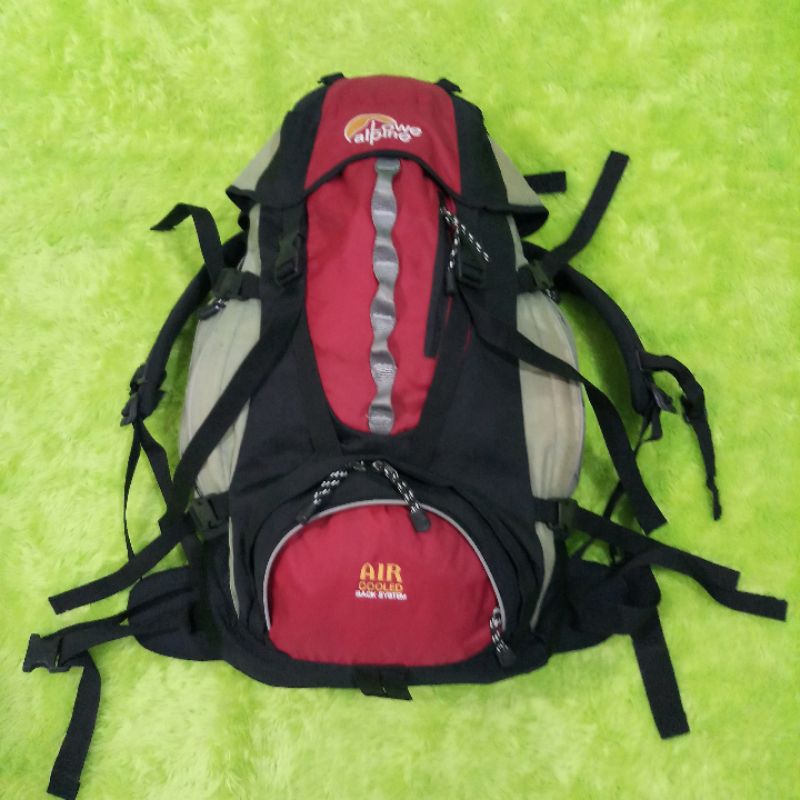 Tas gunung outdoor keril Lowe Alpine 60L carrier original preloved