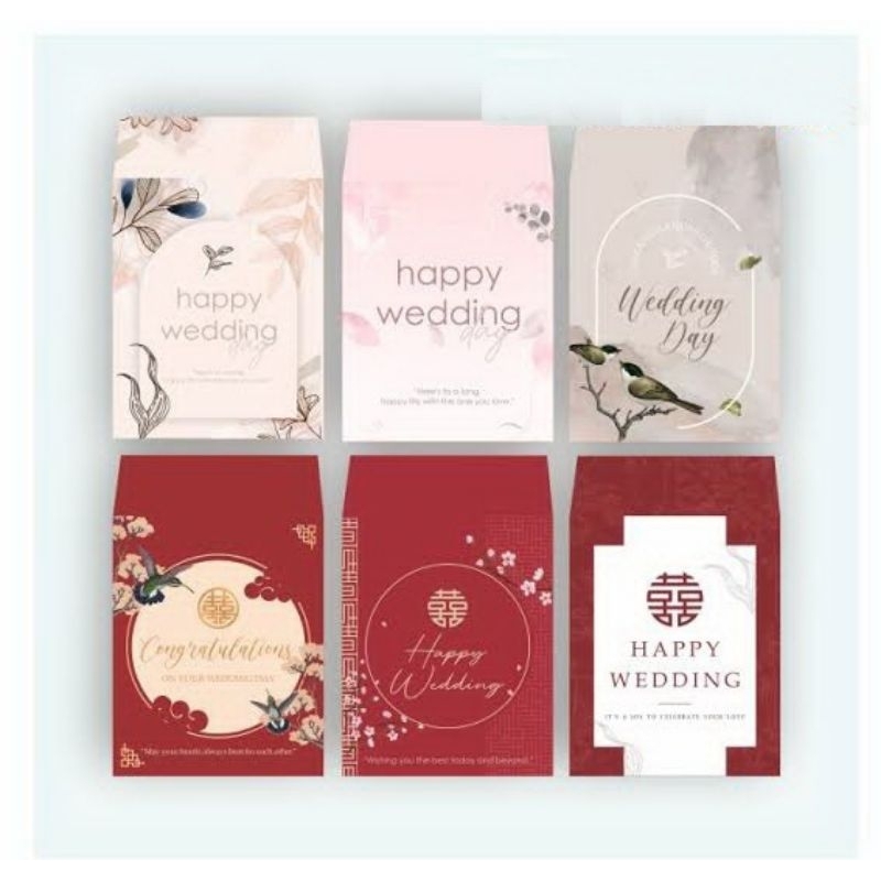 

Cetak Custom Angpau Pernikahan, Wedding Size M Ukuran 7.3cmx10 Bisa Tulis Nama, Photo , Logo dll