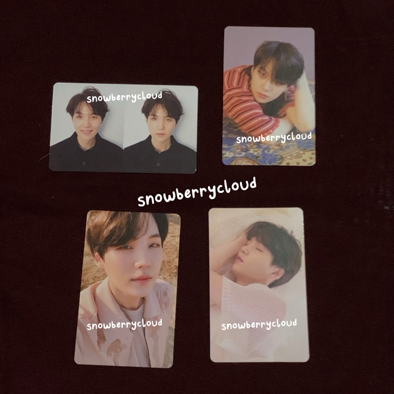 (READY) yoongi suga BTS official photocard TEAR YOUR all set