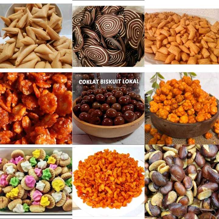 

Cemilan Snack Samosa Kering isi Ayam / Kuping Gajah / Naraya Jelly / Pang Pang Pedas / Jagung Pilus / Jagung Pilus Pedas / Kacang Koro / Emping Pedas / Macaroni Pedas / Kacang Campur / Gem Rose / Bola Cokelat