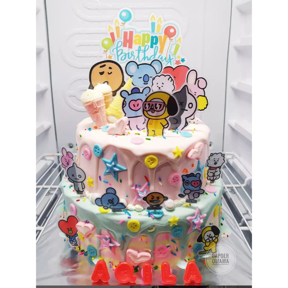 KUE ULANG TAHUN BT21