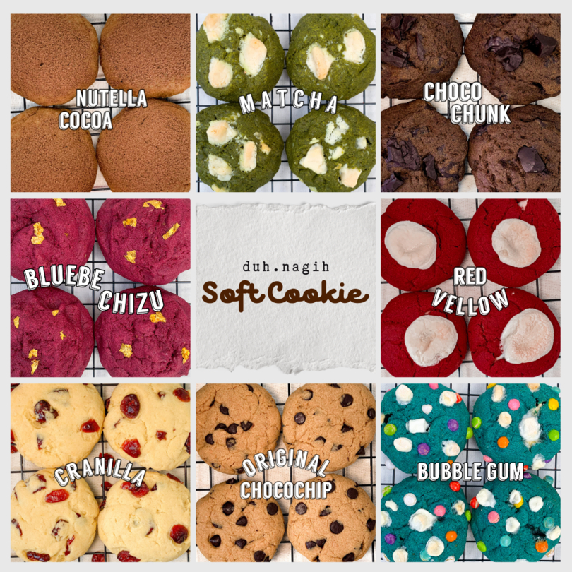 

SOFT BAKED COOKIES duhnagih - chewy soft lembut lumer kukis kuekering kuker hampers