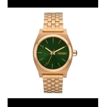 Jam tangan NIXON ORIGINAL gold dial green | Jam tangan rantai cantik ala taehyung