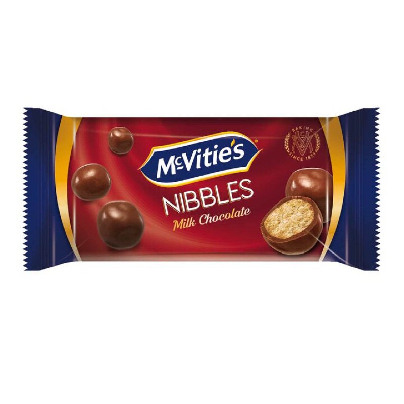 

McVitie's Digestive Nibbles Milk Chocolate - 37 gram | McVitie's Digestive Nibbles Dark Chocolate - 37 gram