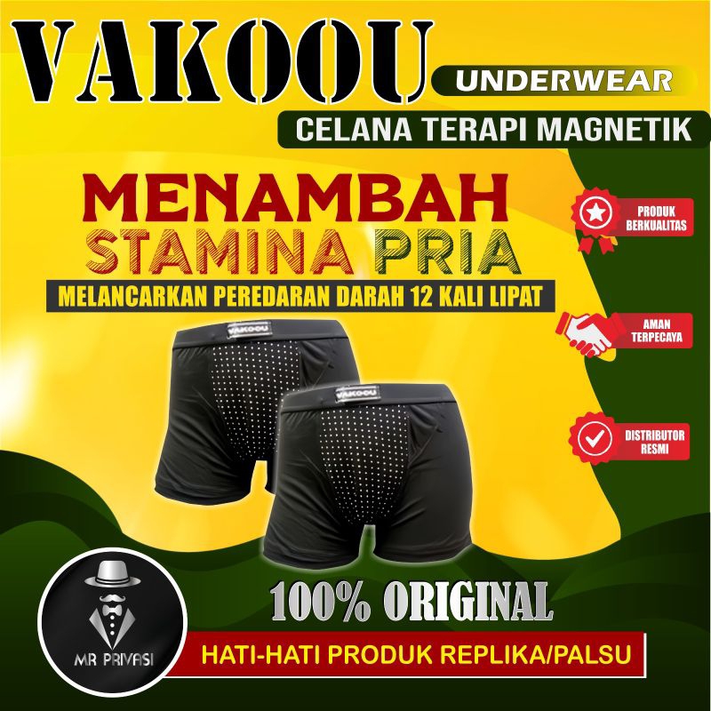 Celana Dalam Boxer Terapi Keperkasaan Kesehatan Magnet Magnetic Pembesar Pemanjang Mr P Kesehatan Pr