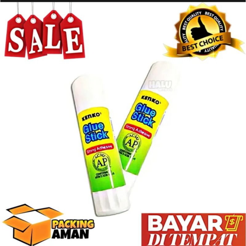 

(BISA COD) PROMO 1 Pcs Lem Kertas Glue Stick Kenko 8 Gram