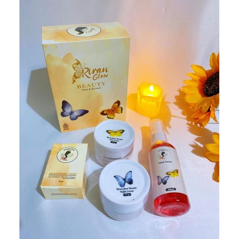 skincare RIRAN glow flek dan jerawat